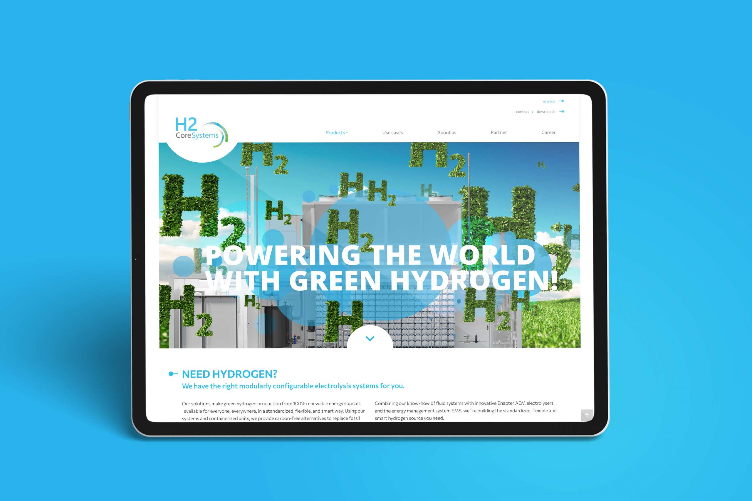 H2Core Systems – Webseite